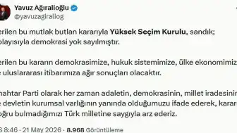 Ağıralioğlu: YSK Kararıyla Demokrasi Yok Sayılmıştır