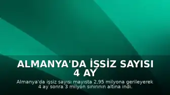 Almanya'da İşsiz Sayısı 4 Ay Sonra 3 Milyonun Altına Düştü