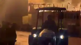 Amasra'da Yangın Köy Konağına ve Camiye Sıçradı