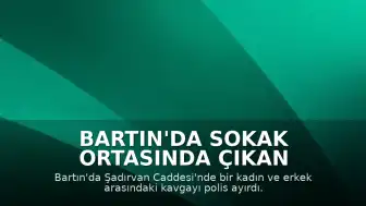 Bartın'da Sokak Ortasında Çıkan Kavgaya Polis Müdahale Etti