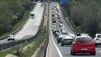 Bayram Tatili Dönüşü Gerede'de Trafik Yoğunluğu Oluşturdu