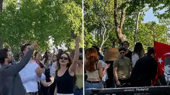 Bilgi Üniversitesi Faaliyetlerine Devam Edecek: Öğrenciler Kampüste Kutlama Yaptı
