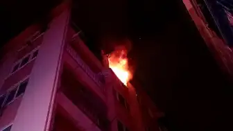 Bursa'da Apartman Dairesinde Yangın Çıktı