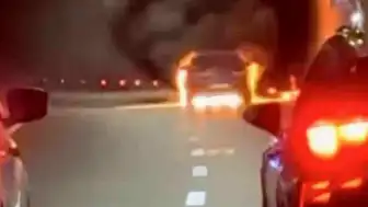 Çanakkale'de Assos-Troya Tüneli'nde Araç Yangını: Trafik Kısa Süreli Durdu