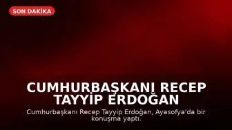Cumhurbaşkanı Recep Tayyip Erdoğan Ayasofya'da Konuşma Yaptı