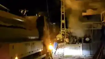 Evde Çıkan Yangında Yatağa Bağlı Hasta Komşuları Tarafından Kurtarıldı