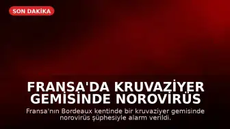 Fransa'da Kruvaziyer Gemisinde Norovirüs Şüphesi: 1 Kişi Hayatını Kaybetti, 1700 Kişi Karantinada