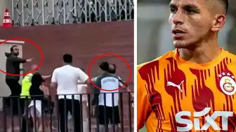 Galatasaraylı Futbolcu Lucas Torreira'ya Saldırı Anı Görüntülendi