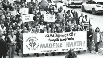 Gümüşhacıköylüler Maden İhalelerine Karşı Miting Düzenledi
