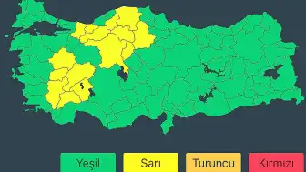 İçişleri Bakanlığı'ndan 28 Mayıs İçin Kuvvetli Yağış Uyarısı