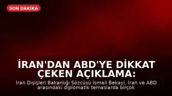 İran'dan ABD'ye Dikkat Çeken Açıklama: "Birçok Konuda Sonuca Ulaştık"