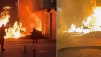 İstanbul'da İş Yerinde Yangın: Çok Sayıda Dükkan Hasar Gördü
