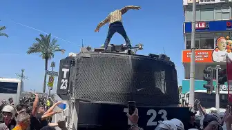 İzmir'de TOMA Üzerine Çıkan D.Y. Tutuklandı