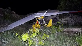 Kapadokya'da Motor Arızası Yapan Microlight Hava Aracı Zorunlu İniş Yaptı: 2 Yaralı