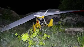 Kapadokya'da Motor Arızası Yaşayan Microlight Zorunlu İniş Yaptı: 2 Yaralı