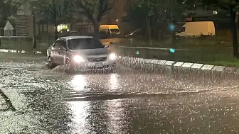 Kayseri'de Sağanak Sele Neden Oldu, Yollar Göle Döndü