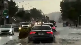 Lüleburgaz'da Şiddetli Sağanak Yağış Hayatı Olumsuz Etkiledi