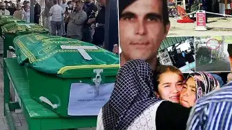 Mersin'de Altı Kişiyi Öldüren Saldırgan İntihar Etti, Kurbanlar Gözyaşlarıyla Uğurlandı