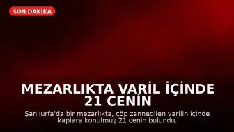 Mezarlıkta Varil İçinde 21 Cenin Bulundu