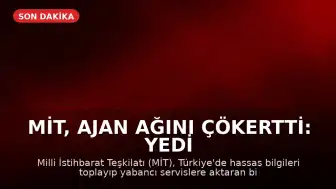 MİT, Ajan Ağını Çökertti: Yedi Şüpheli Tutuklandı