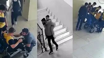 Okulda Asansör Arızası: Müdür Yardımcısı Öğrenciyi Sırtında Taşıdı