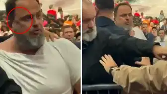 Olympiakos Başkanı Evangelos Marinakis'in Yüzünde Morluklar ve Yırtık Gömlekle Görüntülenmesi Dikkat Çekti