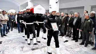 Rahatsızlığı Nedeniyle Vefat Eden Polis Memuru S.Ö. Son Yolculuğuna Uğurlandı