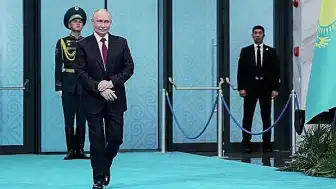 Rusya Devlet Başkanı Putin, Kazakistan'a Resmi Ziyarette Bulundu