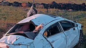 Şanlıurfa'nın Siverek ilçesinde trafik kazası: 2'si bebek 5 yaralı