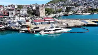 Sinop'ta 2 Milyar Liralık Lüks Yat Suya Gömüldü