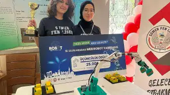 Sümer Fen Lisesi Öğrencileri Robot Projesiyle Türkiye 3'üncüsü Oldu