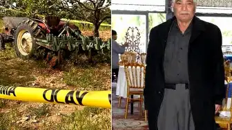Tarlada Traktörü Ağaca Takılı Kalan Çiftçi Hayatını Kaybetti