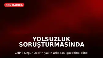 Uşak Belediyesi Yolsuzluk Soruşturması Kapsamında Danışman Gözaltına Alındı