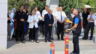 Bartın Valiliği'nde Yangın Tatbikatı Gerçekleştirildi