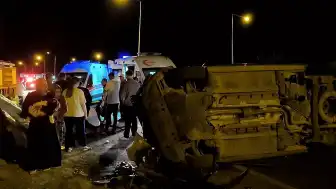 Batman'da Düğünden Dönen Aile Kaza Yaptı: 6 Yaralı