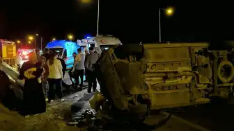 Batman'da Hafif Ticari Araç Takla Attı: 6 Yaralı