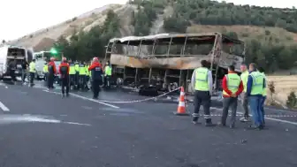 Denizli'deki otobüs kazasında can kaybı 9'a yükseldi
