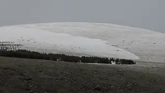 Doğu Anadolu'da Haziran Ayı Başlangıcında Kar Yağışı Etkili Oldu