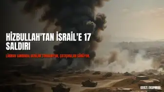 Hizbullah Lübnan'da İsrail Hedeflerine 17 Saldırı Düzenlediğini Duyurdu