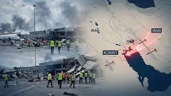 İran İHA'ları Kuveyt Havalimanı'nı Vurdu: Tüm Uçuşlar Durduruldu