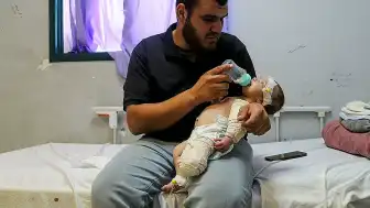İsrail Saldırısında Annesini Kaybeden 50 Günlük Bebek Muhammed'in Bacağı Ampute Edildi