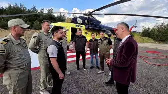 Karabük'te Yangın Söndürme Helikopteri Göreve Başladı