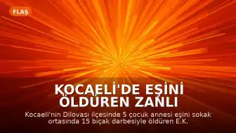 Kocaeli'de Eşini Öldüren Zanlı Tutuklandı: 'Çocuğumu Görünce Durdum'