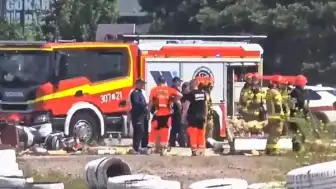 Polonya'da Küçük Uçak Düştü: 2 Kişi Hayatını Kaybetti