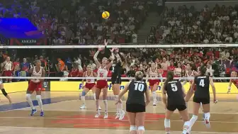 Voleybol Milletler Ligi: A Milli Kadın Voleybol Takımı Belçika'yı 3-0 Mağlup Etti