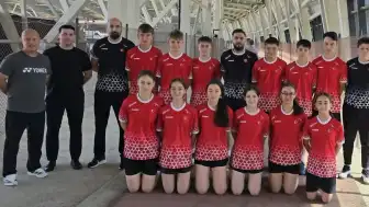 15 Yaş Altı Badminton Milli Takımı, Avrupa Şampiyonası Hazırlıkları İçin Erzincan'da Kampa Girdi