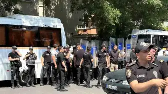 Ankara'da NATO karşıtı eylem düzenleyen gruba yönelik gözaltı işlemi