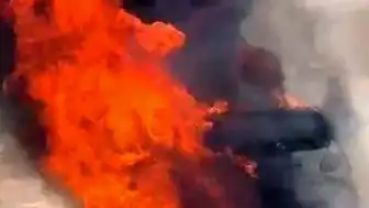 Antalya Serik'te Seyir Halindeki Otomobil Yangın Çıktı