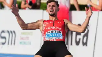 Avrupa 18 Yaş Altı Atletizm Şampiyonası'nda Yunus Emre Civelek'ten Türkiye Rekoru ve Altın Madalya