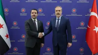 Dışişleri Bakanı Hakan Fidan, Suriye Dışişleri Bakanı Esad Hasan ile bir görüşme gerçekleştirdi